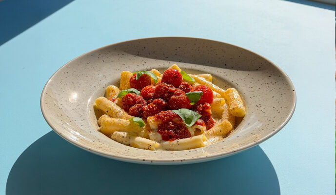 Tortiglioni alla Panna e Pomodoro